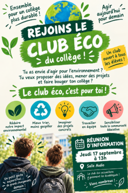 Et si c'était toi qui faisait bouger le collège?